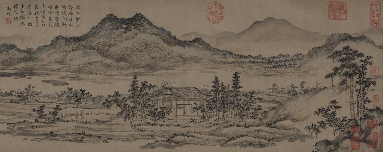 图片[1]-Picture scroll of Zhu De Runxiu Yexuan-China Archive